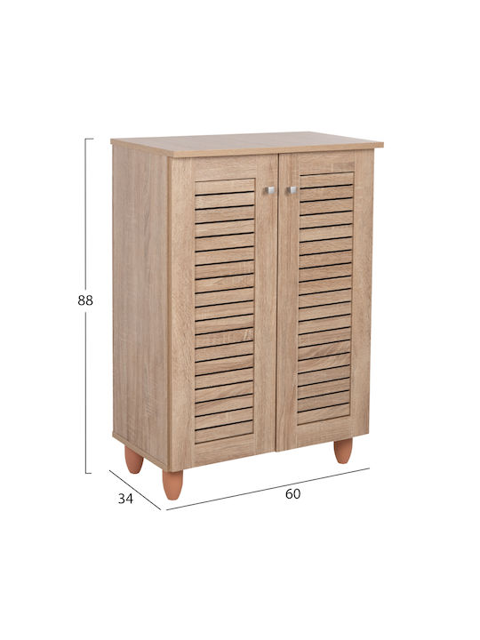 Prolly Wooden Shoe Organizer with 4 Shelves Sonama 60x34x88cm