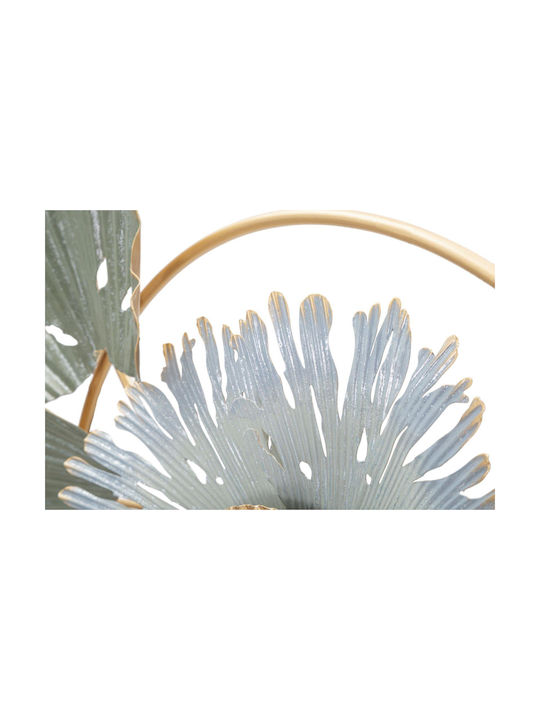 Mauro F Wall Decor Green Made of Metal 90.5x7.5x50cm