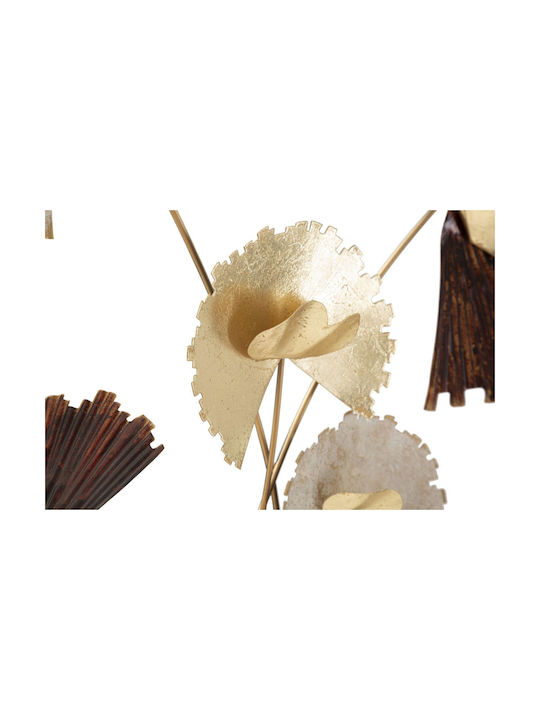 Mauro F Gold Wall Decor Made of Metal 61x5.7cm