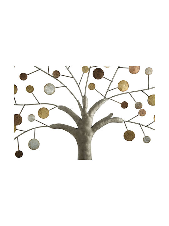 Mauro F Wall Decor Gold Made of Metal 59x1.8x59cm