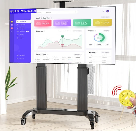 NB AV TW100 TW100 Suport TV pardoseală până la 100" și 134kg