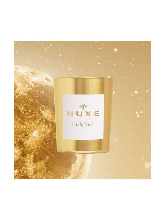 Nuxe Aromatic Candle Prodigieux Jar with Huile Prodigieuse Perfume 140gr