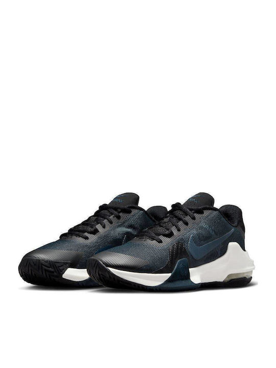 Air Max Impact 4 Χαμηλά Μπασκετικά Παπούτσια Μαύρα
