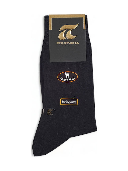 Pournara Herren Socken Black 1Pack