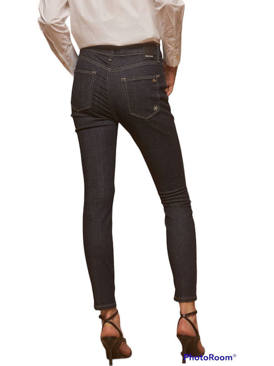 Selena Women's Jean Trousers in Regular Fit Dark blue denim.