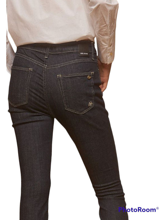Selena Women's Jean Trousers in Regular Fit Dark blue denim.