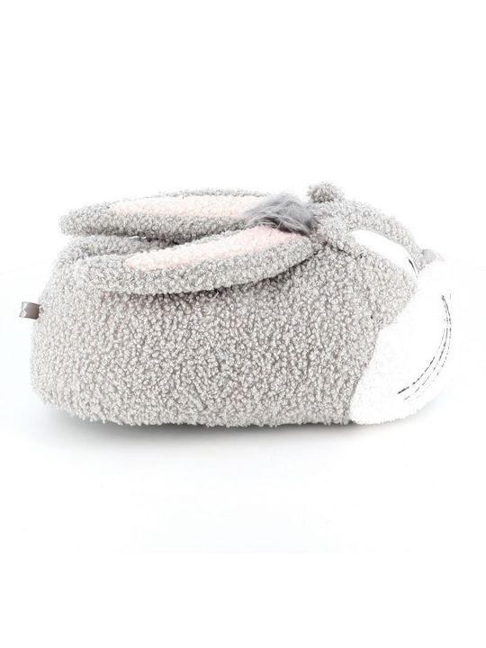 B-Soft Animal Print Women's Slippers in Gray color