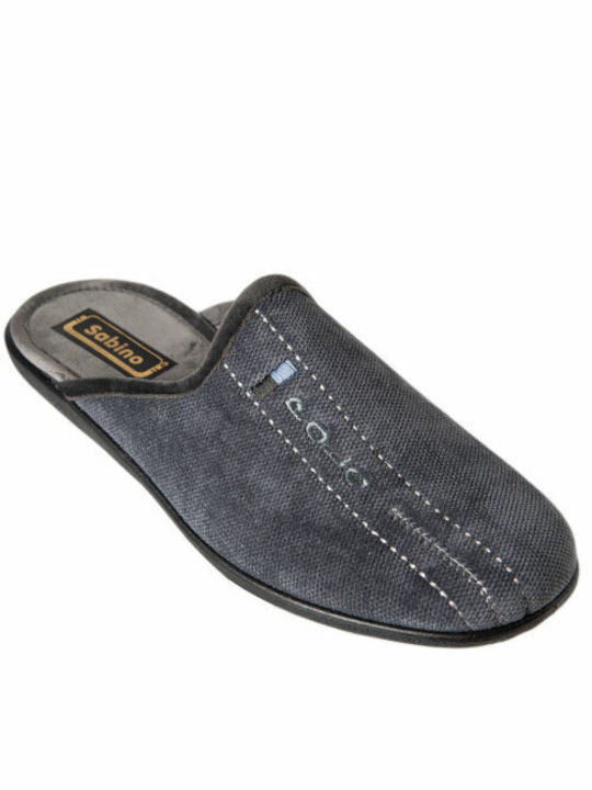 Sabino M31-17724 Men's Slipper Gray