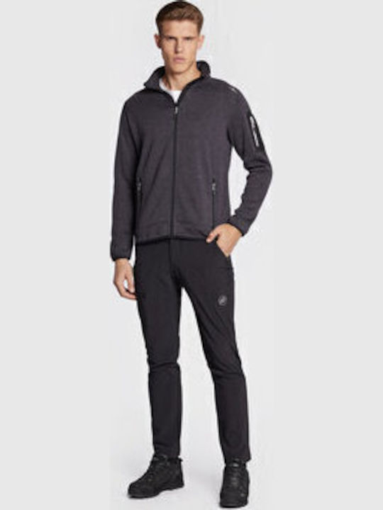 Ανδρική Ζακέτα Fleece Γκρι