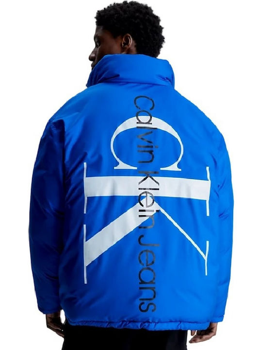 Winter Jacke Puffer Blue