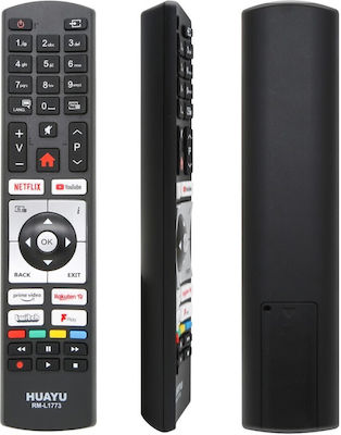 Huayu Compatible Remote Control RM-L1773 for Τηλεοράσεις F&U and Vestel