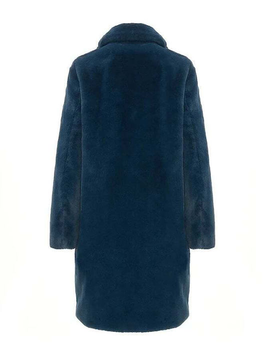 Oakwood Women's Short Fur Blue