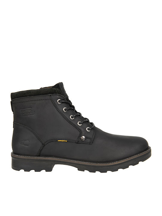 Leder Schwarz Herrenstiefel Anatomisch