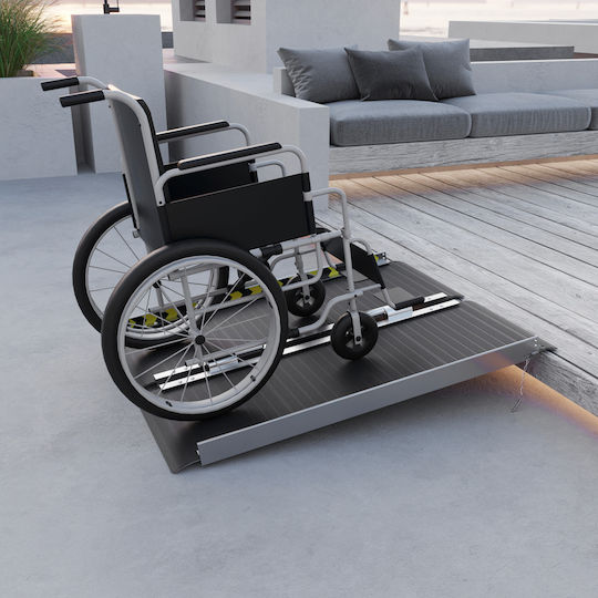 HomCom Rampă pentru scaun cu rotile 713-142V00BK