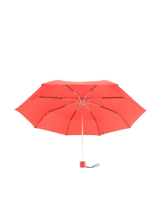 Clima Winddicht Regenschirm Kompakt Rot