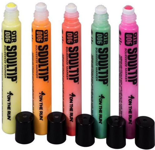 On The Run Marker 6mm Neon Pink Pastel 1buc