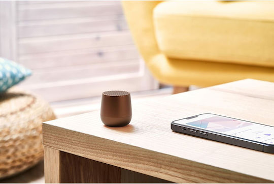 Lexon Mino+ Ηχείο Bluetooth 3W με Διάρκεια Μπαταρίας έως 3 ώρες Καφέ