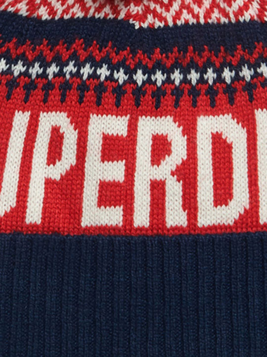 Superdry Fairisle Beanie Unisex Beanie Gestrickt