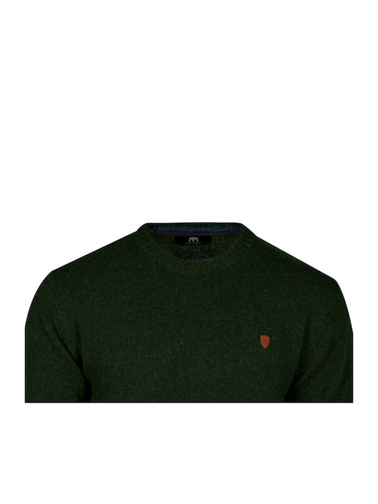 Makis Tselios Fashion Men's Long Sleeve Sweater Green