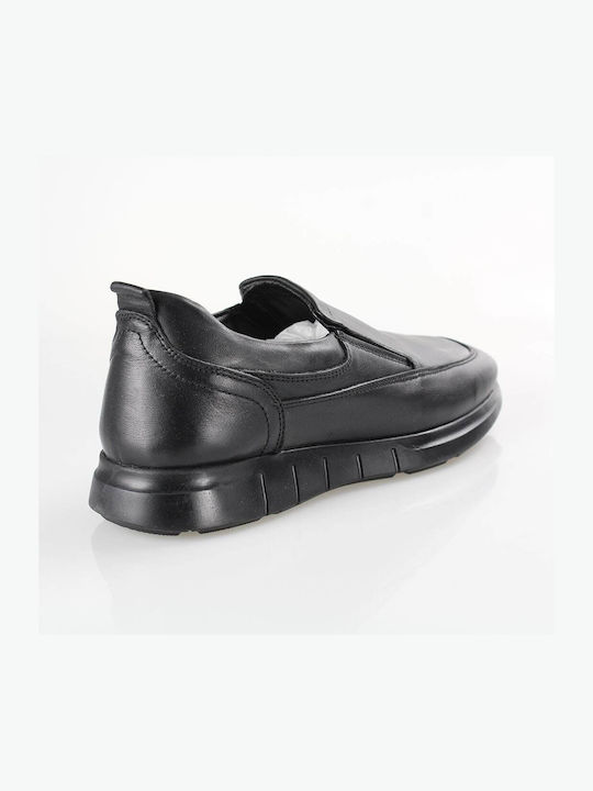 Cockers Men's Leather Casual Shoes Black