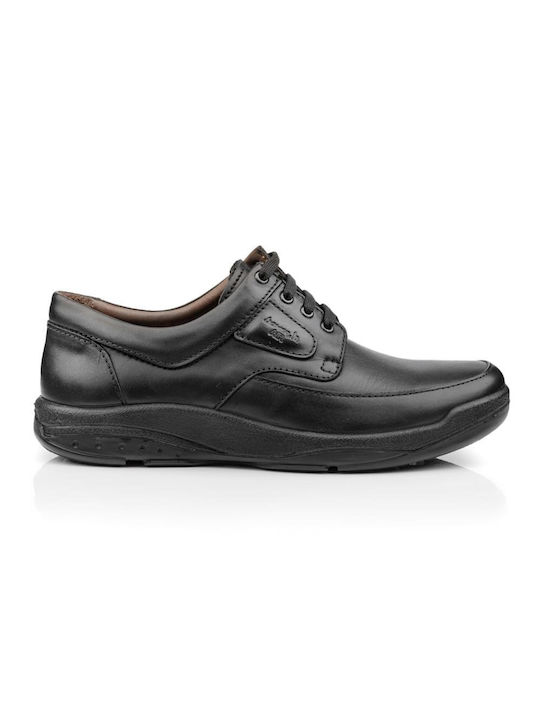 Boxer Men's Leather Casual Shoes Black