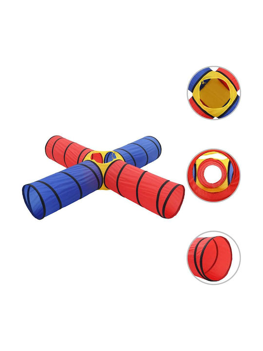 vidaXL vidaXL Play Tent Tunnel Multicolour for 6 Years Old and Above