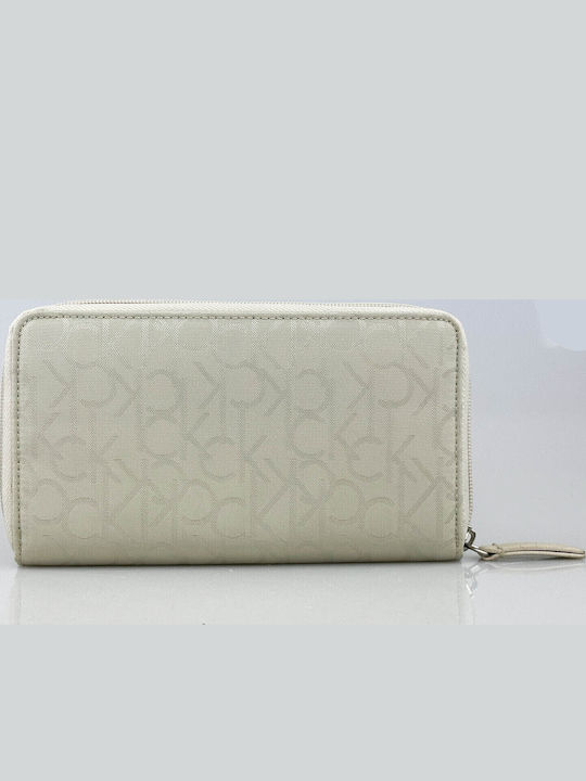 Fabric Women's Wallet Classic Beige