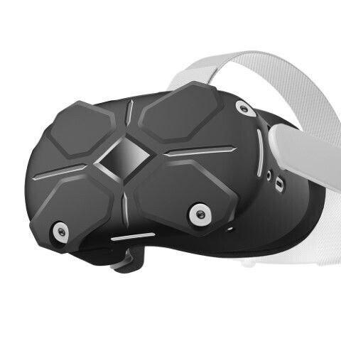 Vortex Virtual Reality 3D glasses cover for the Oculus Quest 2 VR Cover in Black color