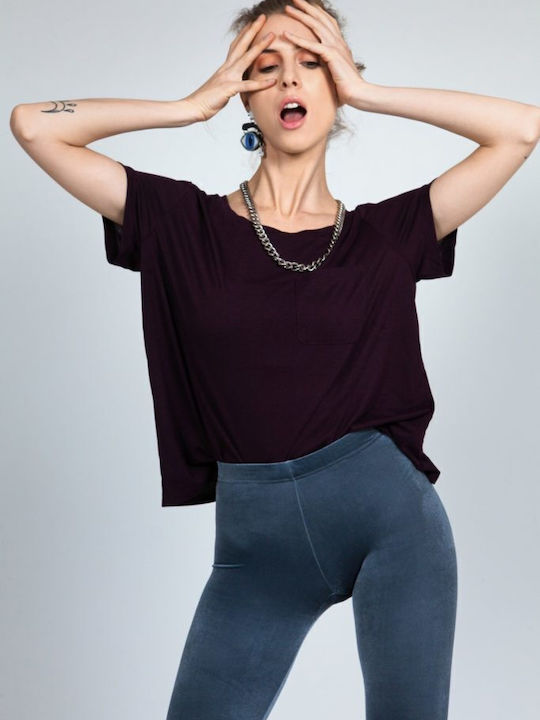 Täglich Frauen Lang Leggings Gray