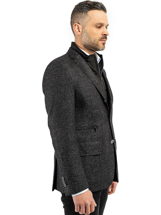 Karl Lagerfeld Men's Suit Jacket Black