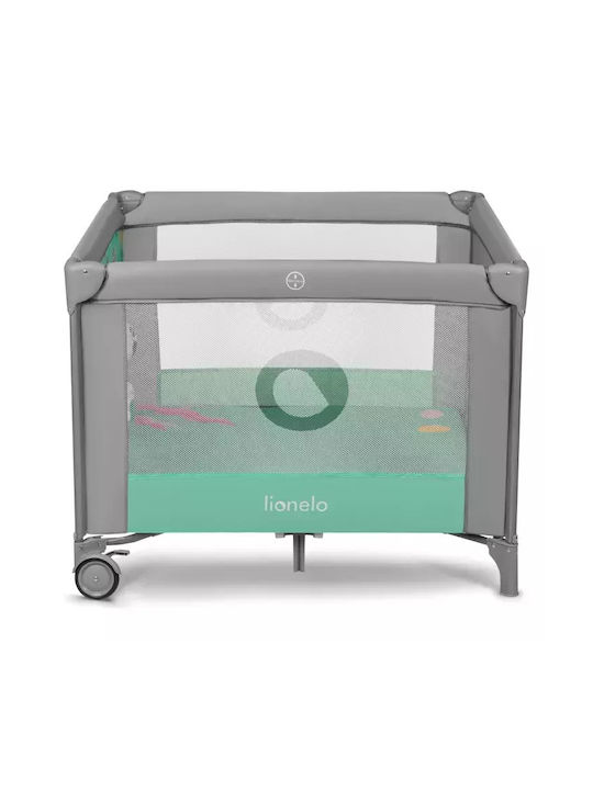 Lionelo Laufstall mit Matratze Green/Grey 100x100cm