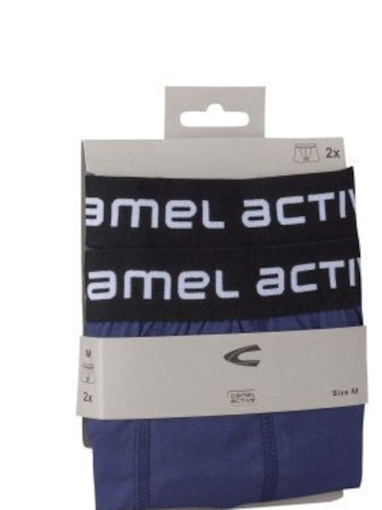 Camel Active Men's Boxers Blue with Patterns 2Pack