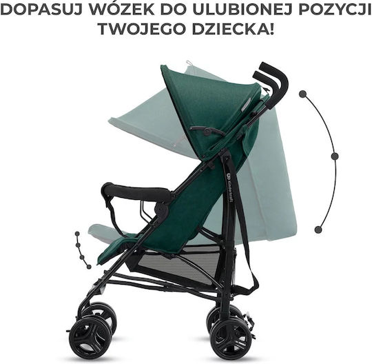 Kinderkraft TIK Umbrella Stroller Suitable from 6+ Months Green 6.5kg