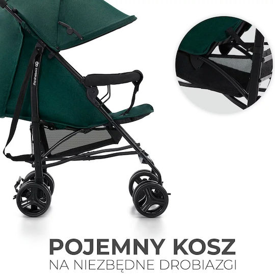Kinderkraft TIK Umbrella Stroller Suitable from 6+ Months Green 6.5kg