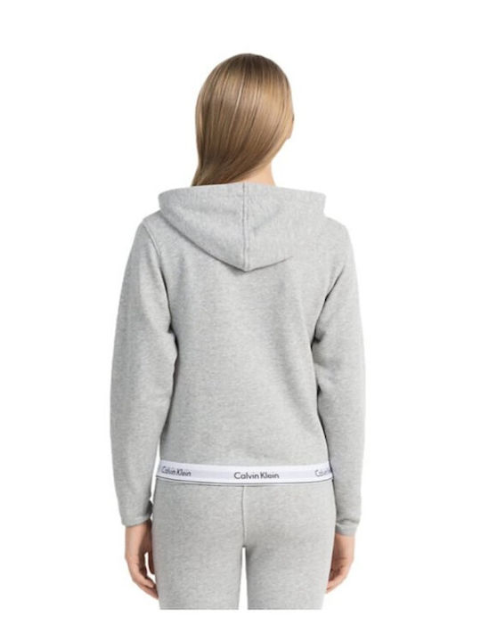 Calvin Klein Women's Hooded Sweatshirt Gray