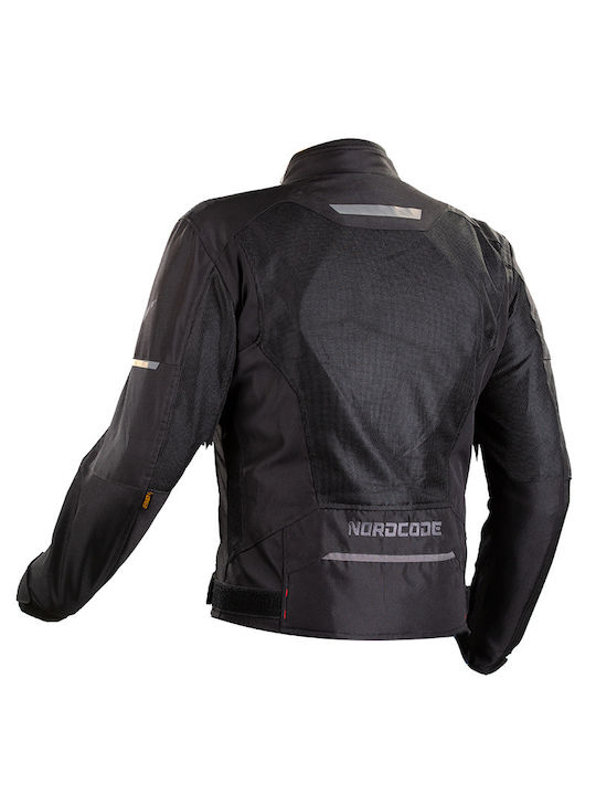 Nordcode Jackal Air Oversize Summer Men's Motorcycle Jacket Waterproof Black