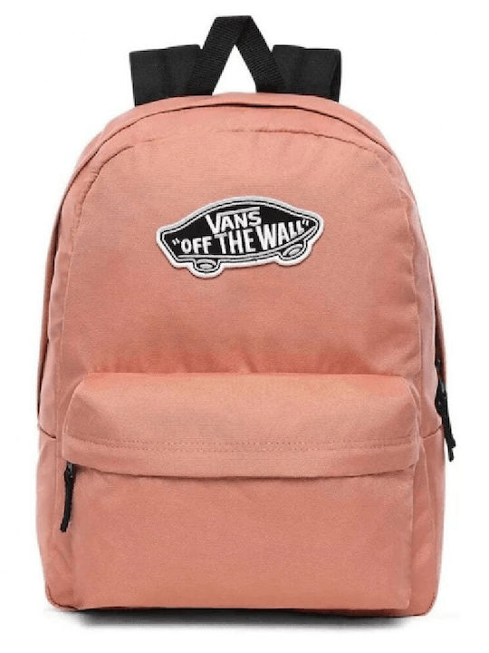 Vans Realm School Bag Backpack Junior High-High School in Coral color 22lt