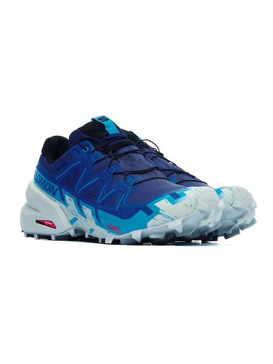 Salomon Speedcross 6 Ανδρικά Αθλητικά Παπούτσια Trail Running Μπλε Αδιάβροχα με Μεμβράνη Gore-Tex