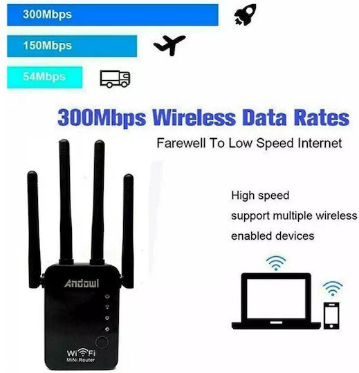 900-50-05 WiFi Extender Single Band (2.4GHz) 300Mbps
