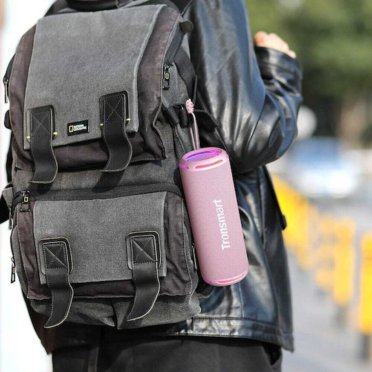 T7 Lite Waterproof Bluetooth Speaker 24W with Battery Life up to 24 hours Pink