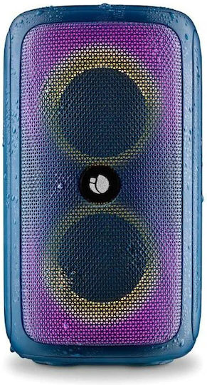 NGS Roller Beast Bluetooth-Lautsprecher 16W mit Radio und Akkulaufzeit bis zu 7 Stunden Blau