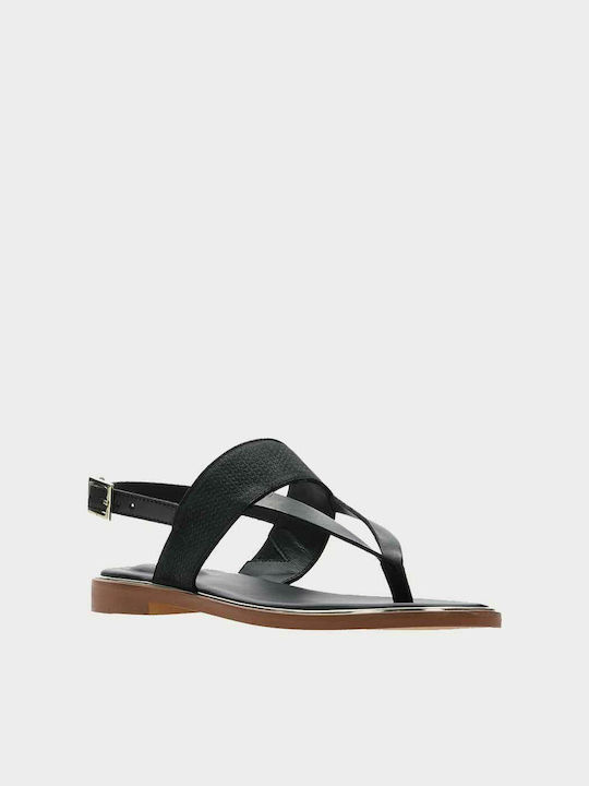 Clarks Ellis Women's Flat Sandals in Black Color