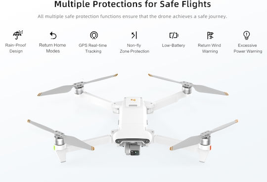 Fimi X8 Pro Drone Mini 5.8 GHz with 4K 30fps HDR Camera White