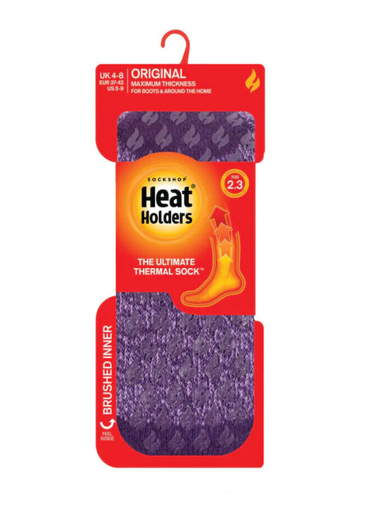 Heat Holders Γυναικείες Ισοθερμικές Κάλτσες Μωβ