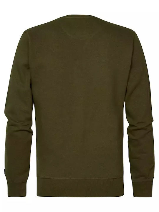 Petrol Industries Men's Long Sleeve Sweater Khaki