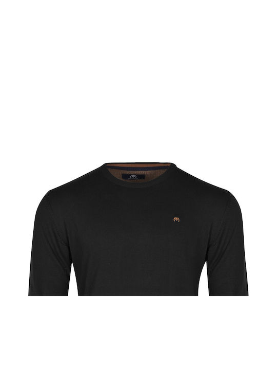 Makis Tselios Fashion Herren Langarm-Pullover BLACK