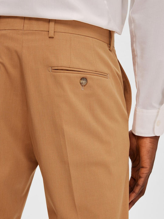 Selected Herrenhose in Slim Passform Beige