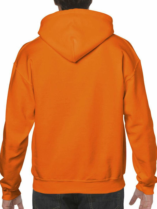 Gildan Men's Long Sleeve Promotional Sweatshirt Safety Orange