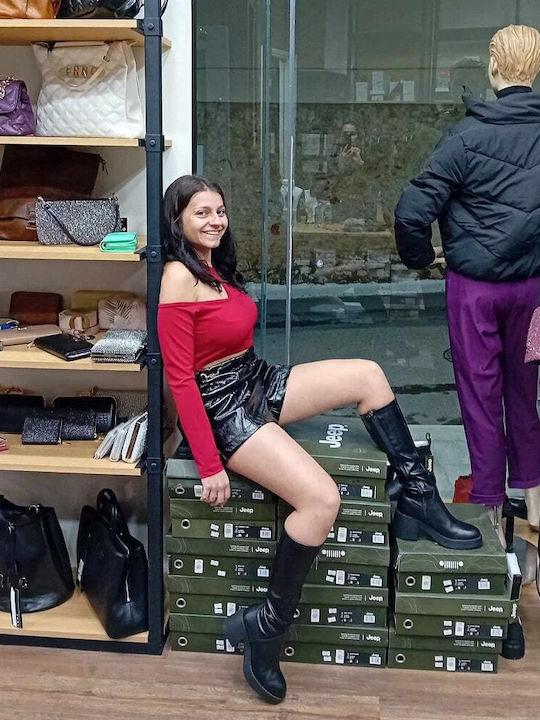 Damen Bluse Langärmelig Red