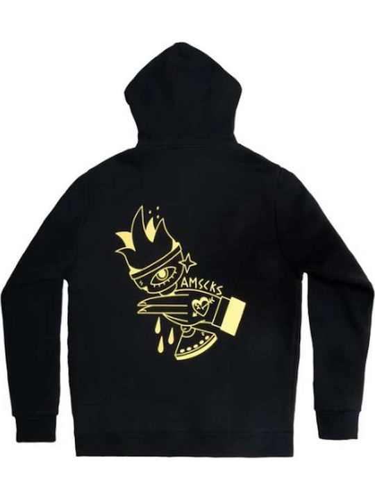 Sweatshirt with Hood Black